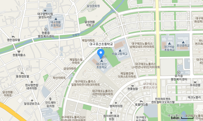 학교 찾아오시는 길 지도